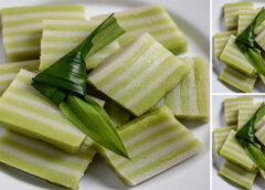 แจกสูตรทำ “ขนมชั้นใบเตย” ขนมไทยสีสันสดใส เนื้อเหนียวนุ่ม รสชาติหวานละมุน หอมกลิ่นใบเตย