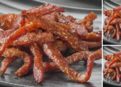 แจกสูตรทำ “หมูแดดเดียว” เนื้อนุ่มทำเองได้ อร่อยไม่ง้อร้าน ทอดหอมๆกินกับข้าวเหนียวดีงามมาก