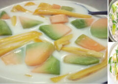 แจกสูตรทำ “แตงไทยน้ำกะทิ” เมนูขนมหวานอร่อย หอมมันกะทิ