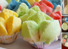 แจกสูตรทำ “ขนมปุยฝ้ายนมสด” สีสันสดใส หอมนุ่ม อร่อยไม่ติดค อ ทำทานได้ง่ายๆ