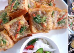 แจกสูตรทำ “ขนมปั งหน้าหมู” เมนูอาหารว่างทานเพลิน หมูเน้นๆ เต็มๆ คำ