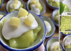 แจกสูตรทำ “ตะโก้แห้วใบเตย” หอมละมุน ขนมไทยดั้งเดิม