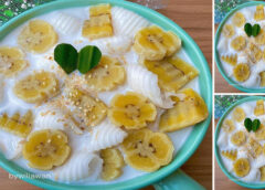 แจกสูตรทำ “กล้วยบวชชีมะพร้าวอ่อน” หวานมันอร่อย ทำกินทำขายได้ง่ายๆ
