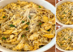 แจกสูตรทำ “เห็ดเข็มทองผัดไข่” กินกับข้าวสวยร้อน ๆ สักชาม อร่อยทานเพลินสุดๆทำง่ายมากๆด้วย